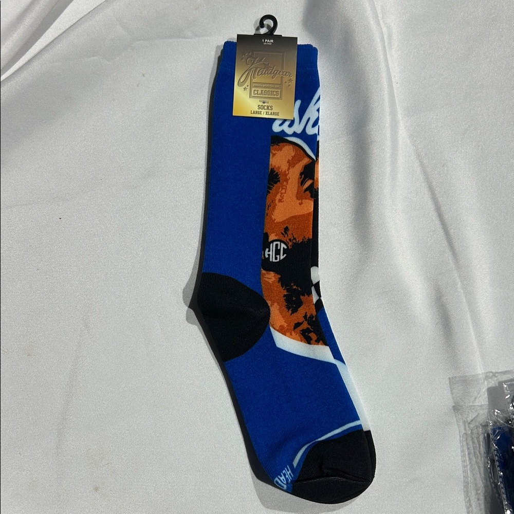 Crenshaw‎ “Nipsy Hustle” socks from Headgear Classics